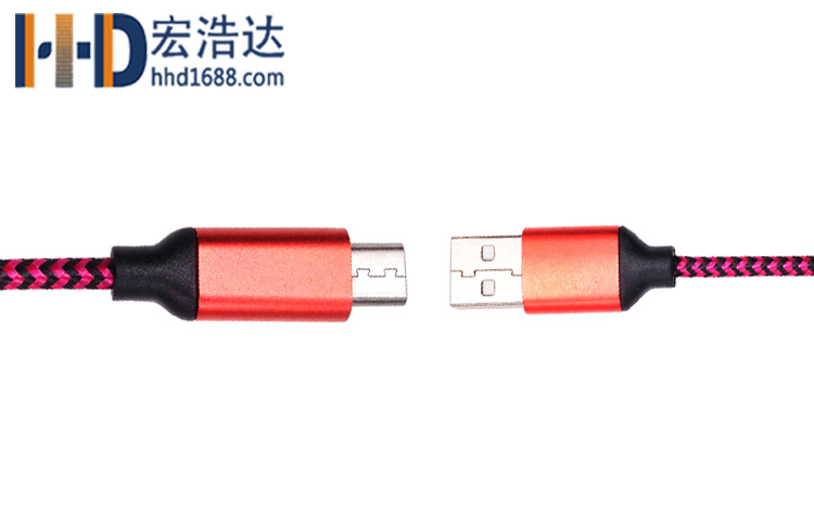 数据线厂家直销安卓数据线编织micro USB快充数据线工厂专业定制